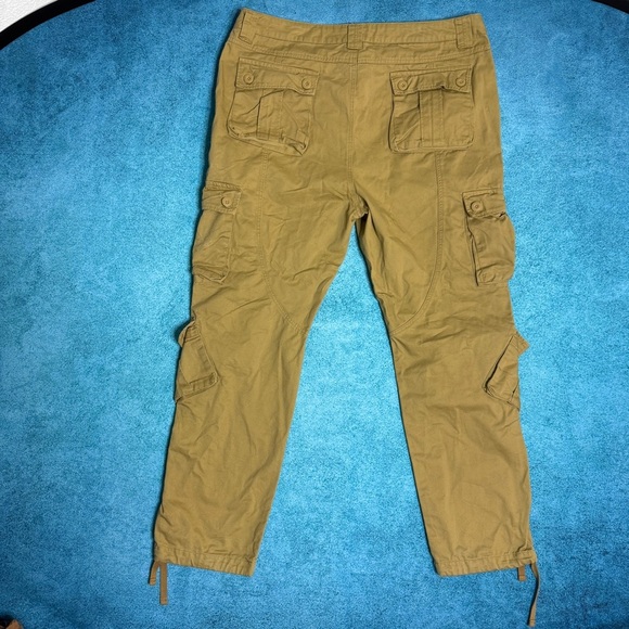 Matchstick Men's 44 Mustard Cargo Utility Outdoor Field Tactical 8 Pocket Pants - Picture 12 of 15